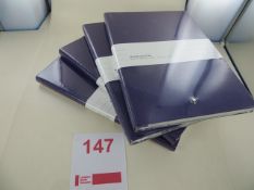 Four Montblanc Fine Stationery Notebooks 146 Purple Lined Art No 116515 RRP £55 each. Please note: