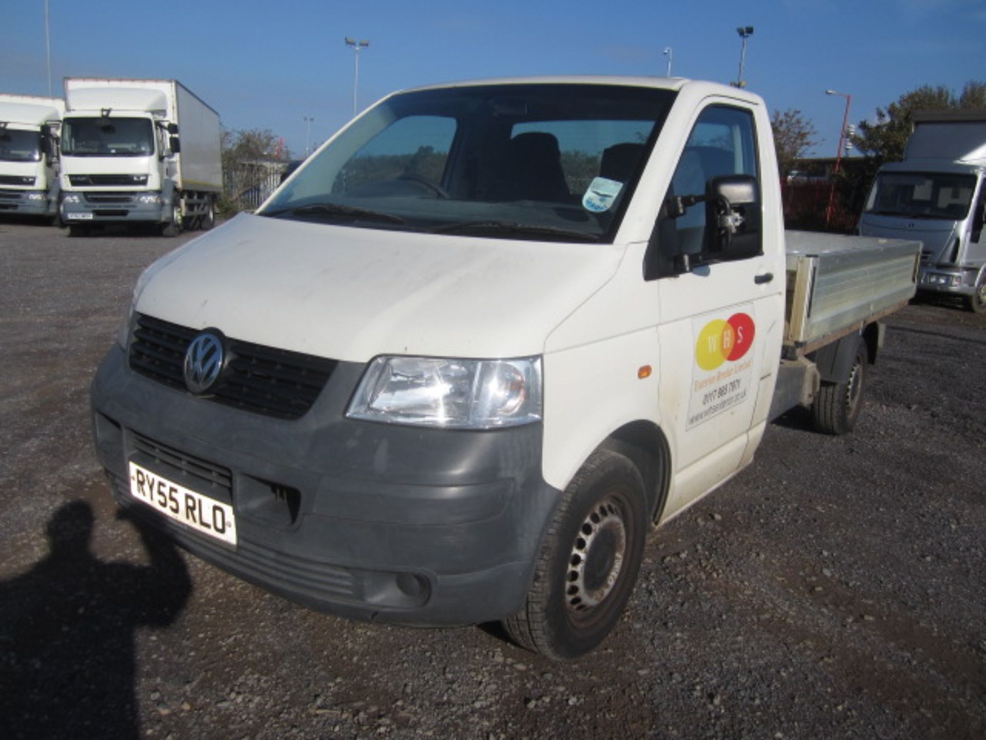 VW T-Transporter T30 104 TDI LWB dropside lorry. Registration: RY55 RLO. Odometer: 120,565. M.O.T: - Image 2 of 16