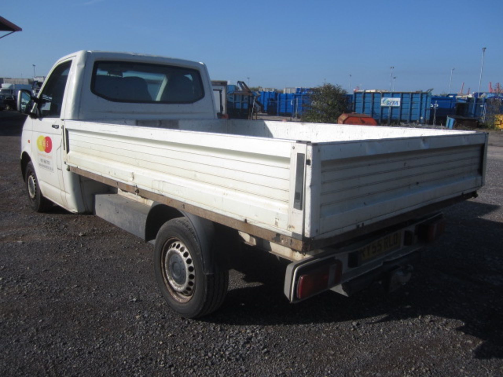 VW T-Transporter T30 104 TDI LWB dropside lorry. Registration: RY55 RLO. Odometer: 120,565. M.O.T: - Image 3 of 16