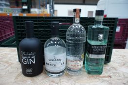 Mixed case x 4 bottles of gin – Burleigh, City of