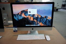 Apple iMac 27" 3.2Ghz i5 processor, 16Gb RAM, 1.02 fusion drive, AMD Radeon R9 M390 2048Mb (Retina 5