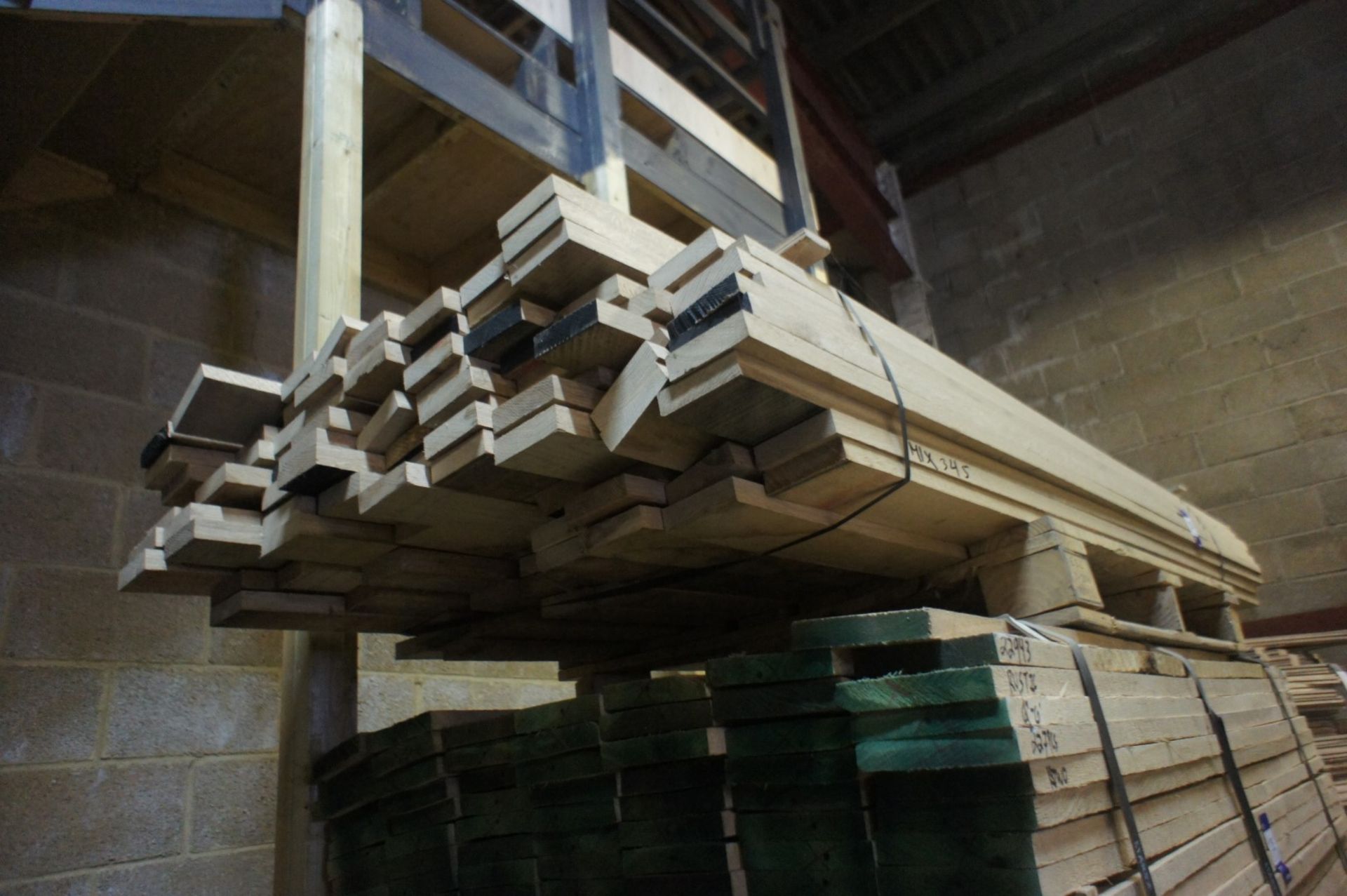 * Pallet of Prime Oak Lumber, 90 x 2200mm Please note there is a £5 plus VAT lift out fee on this