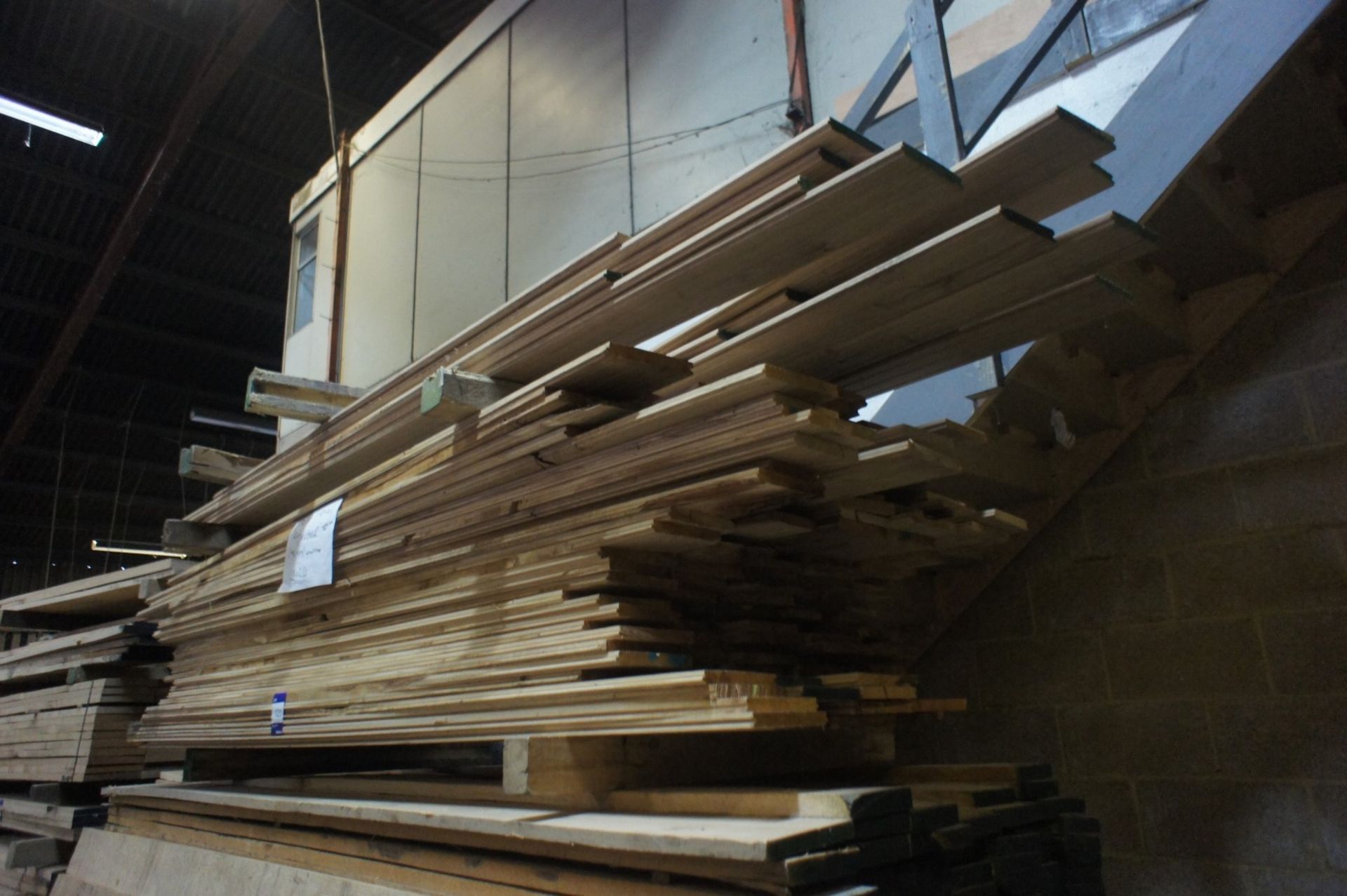 * A parcel of assorted solid T & G boards Please note there is a £5 plus VAT lift out fee on this