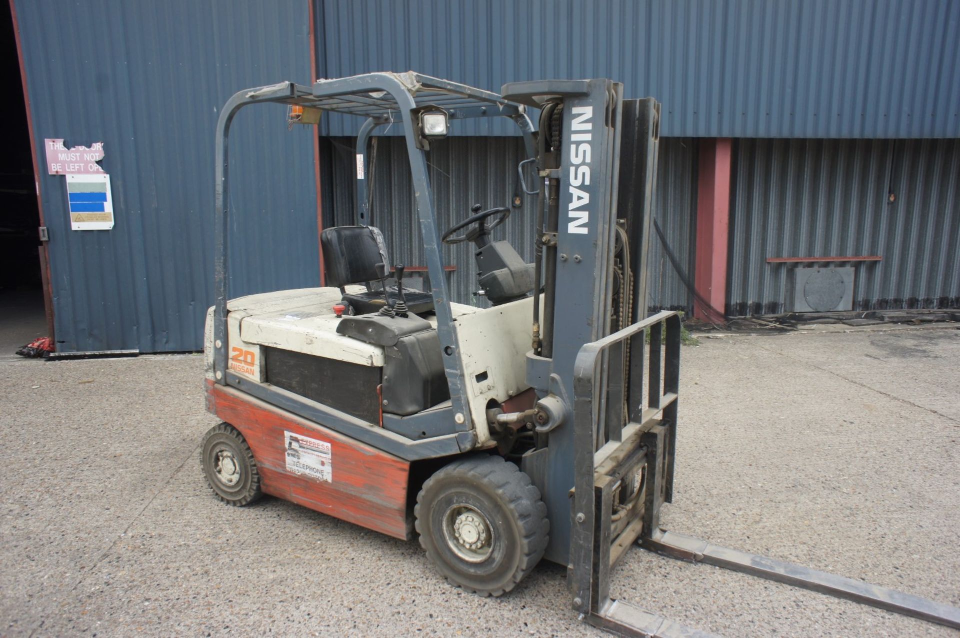 * Nissan 20 Electric Forklift - Image 2 of 13