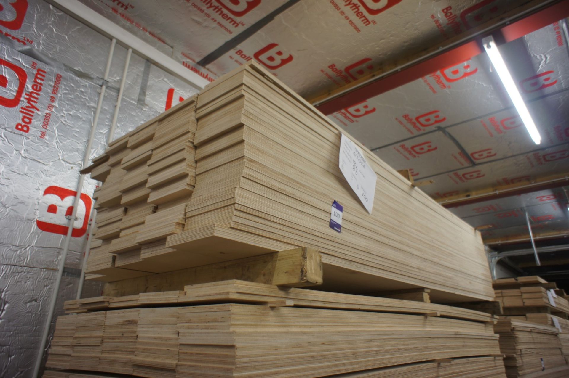 * Cut Ply - 182 pcs, 210 x 15 x 2400mm.