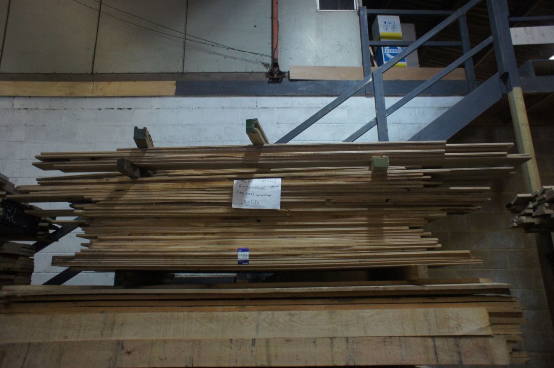 * A parcel of assorted solid T & G boards Please note there is a £5 plus VAT lift out fee on this - Image 2 of 2