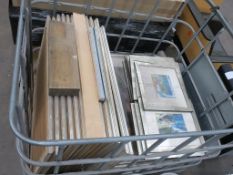 * A large qty of Framed Pictures (stillage included).Please note there is a £10 plus VAT Lift Out