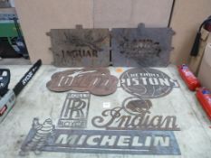 A selection of Automotive Stencils/Signs