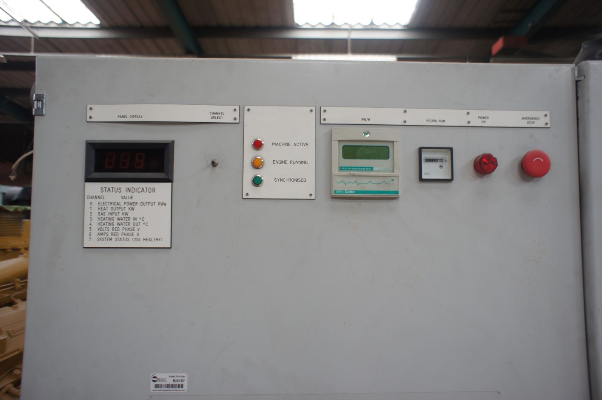 * Man V12 Combined Heat & Power Silent Generator Set, 350KVA, 400V, 505 AMPS. Please Note This lot - Image 5 of 7