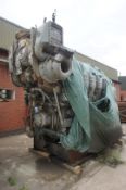 * Ruston/ English Electric HFO Marine Engine. Please Note This lot is located in Castleford. Viewing