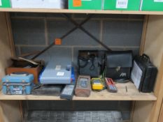 A selection of various meters/ multi-meters etc