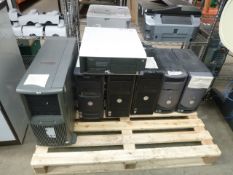 6 x various PC Tower Units (no HDD Driives) together with a HP Proliant ML350 Server