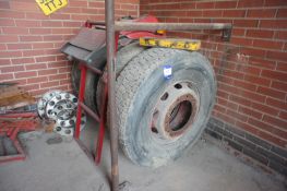 * 8 various 13R22 5 Wheels, Tyres. Please Note This lot is located in Castleford. Viewing and
