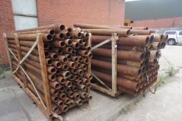 * Large Qty of Various Drill Pipe, to 3 pallets. Please Note This lot is located in Castleford.