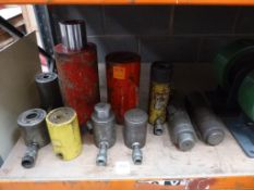 A selection of various Hydraulic Rams (Spairs or Repairs.)