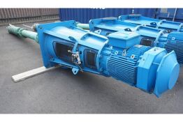 * SSP GR12C/4 vertical turbine pumps, 4 stage, design duty flow 50 L/s, head 70 m, Efficiency 82.