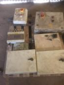 * 7 x Various Switches & Fuseboxes. Please note this lot is located in Barton. Viewing and removal