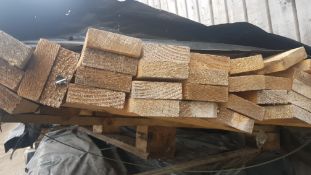 * 22 X 63 (20 x 60), planed square edged, 53 pieces @ 1900mm. Sellers ref MX0551. This lot also