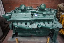* Detroit 16V 92 Marine Diesel Engine. Please Note This lot is located in Castleford. Viewing and
