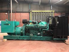 * Cummins KTA 50-GS8-1625KVA Generator Standby. Please Note This lot is located in Castleford.