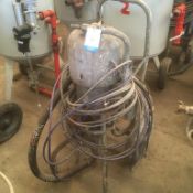 * Trolley Mounted Paint Sprayer Grayco. Please note this lot is located in Barton. Viewing and