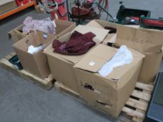 * 4 x Boxes of Oriental Style Leather/Pig Split Suede Jackets. Please note there is a £5 Plus VAT