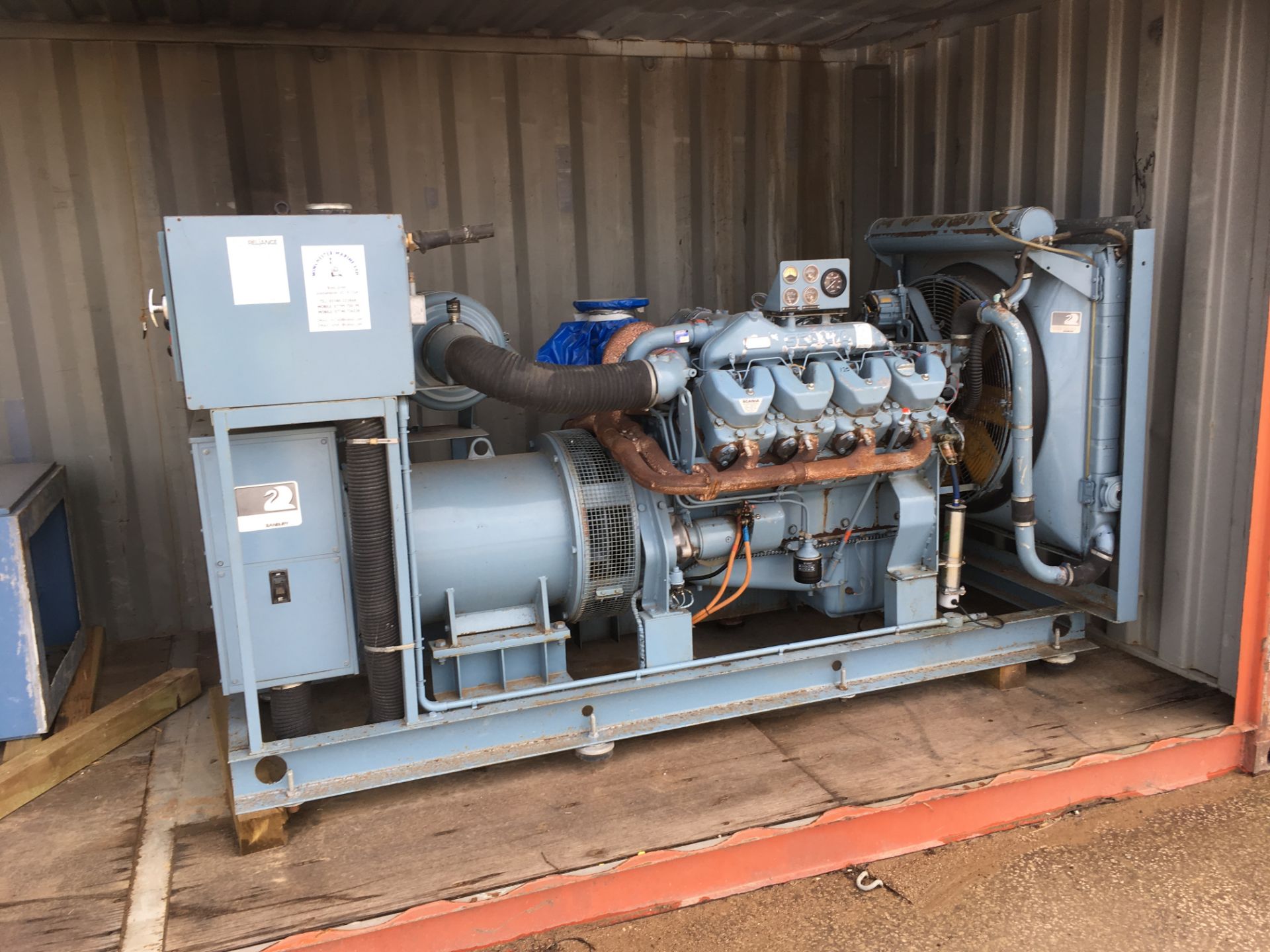 * Scania/ Swan 300 KVA Standby Generator. A 300KVA Skid Mounted Diesel Generator with Scania DS14-44 - Image 2 of 11