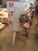 * Single Axle Shot Blast Pot (No Lid) Approx 135cm High. Please note this lot is located in