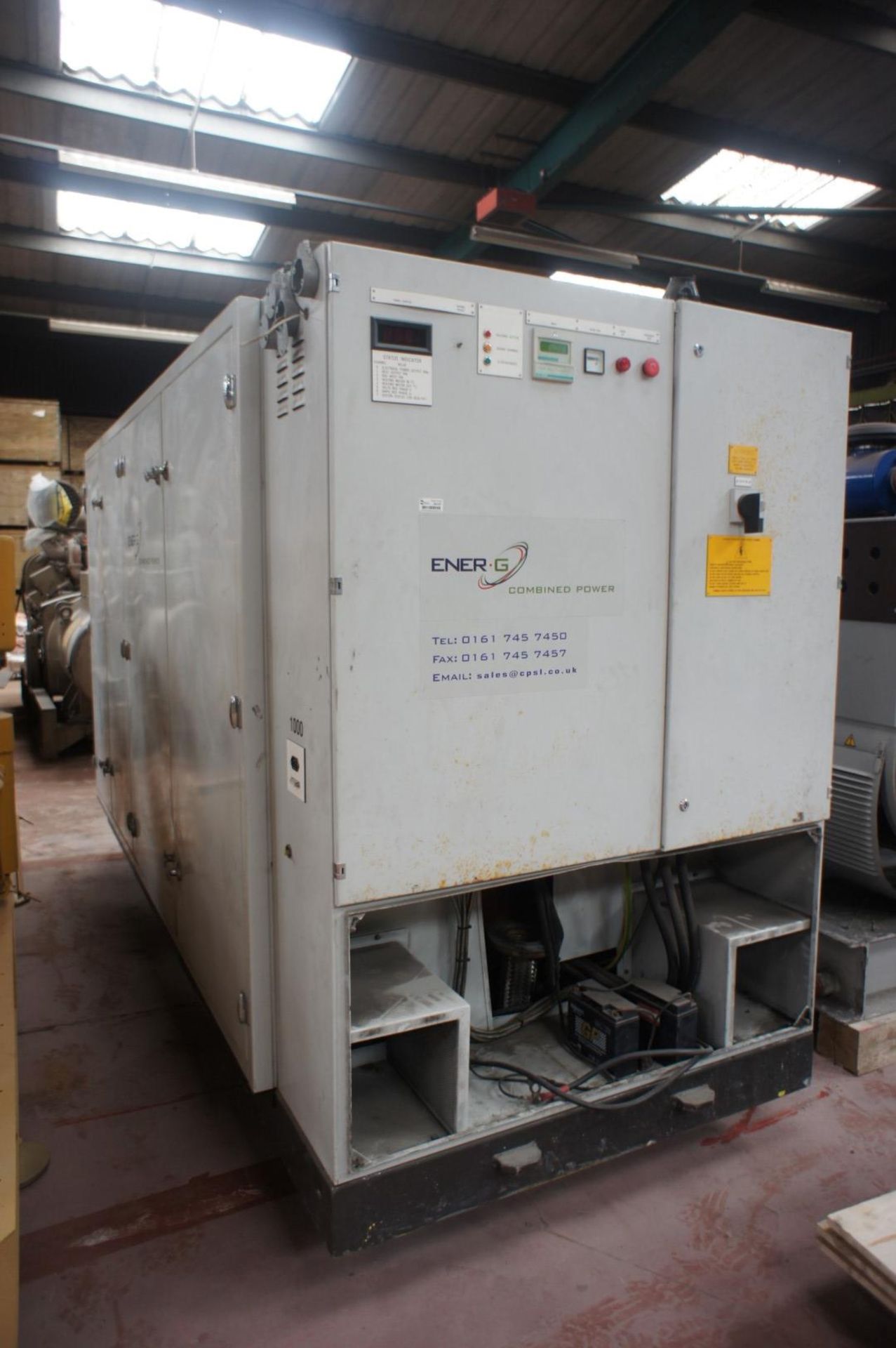 * Man V12 Combined Heat & Power Silent Generator Set, 350KVA, 400V, 505 AMPS. Please Note This lot - Image 2 of 7