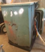 * English Electric Arc Transformer in Cabinet socket connections to lot 257 weld pots. Please note