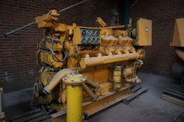 * Caterpillar D398 Diesel Engine with radiator. Please Note This lot is located in Castleford.