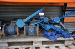 * Quantity Butterfly Valves, to pallet