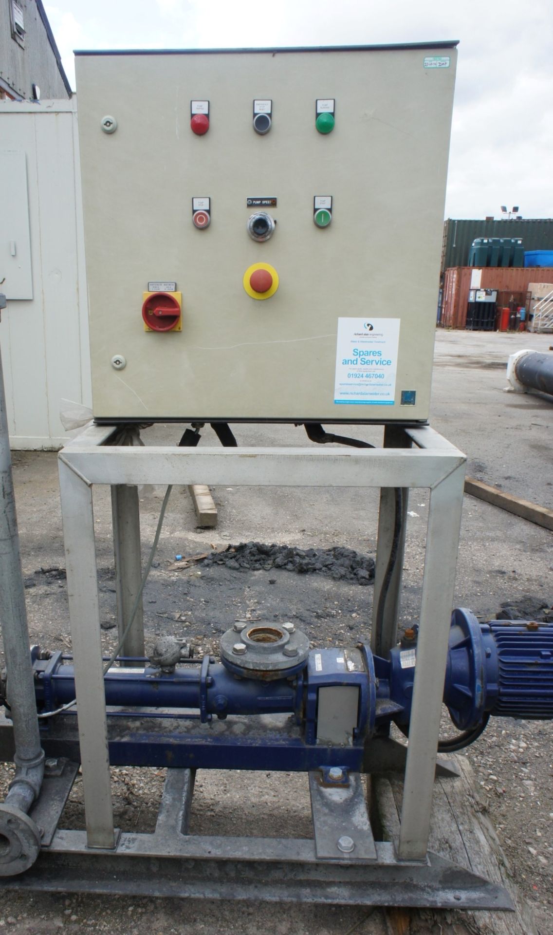 * Richard Alan pump set comprising of Seepex mono pump with Weg motor, control panel and various - Bild 3 aus 5