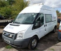 * Ford Transit 115 T350L Welfare Unit, diesel, 2402cc, white, hot water boiler, wash basin, table