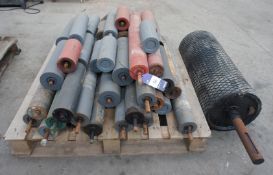 * Quantity of various conveyor rollers, to pallet