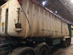* 2002 General UK, DJDSF3 Tri Axle Bulk Tipping Trailer, Alloy Bodied with easy-sheet,weigh
