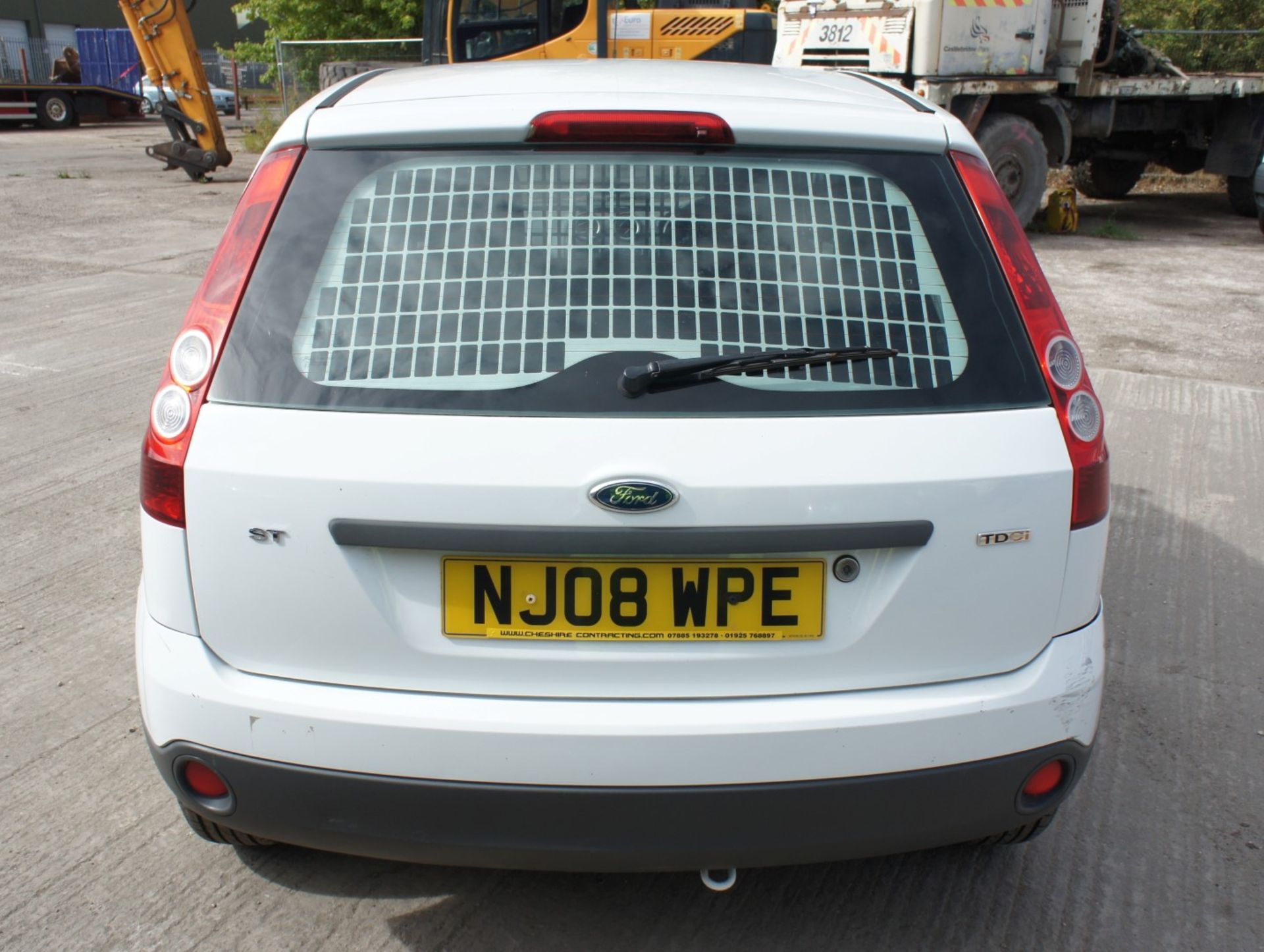 * Ford Fiesta 1.4 TDCi Car derived Van, diesel, 1399cc, white, Registration NJ08 WPE, Date of - Image 6 of 15