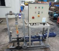 * Richard Alan pump set comprising of Seepex mono pump with Weg motor, control panel and various