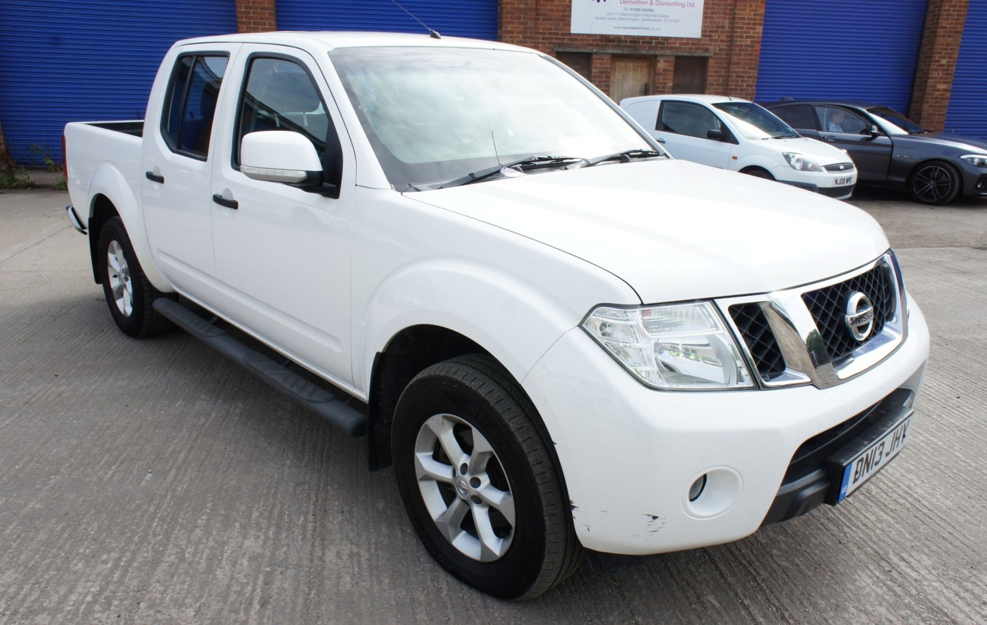 * Nissan Navara Acenta 2.5dCi 190 4WD Double Cab Pick Up, diesel, 2488cc, white, Registration DN13