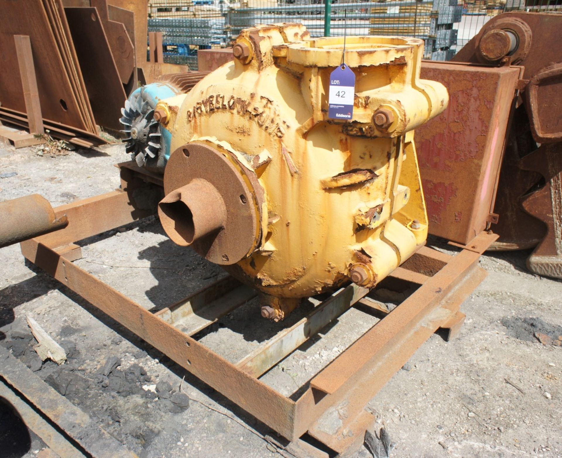 * 8''/6'' Yellow Centrifugal pump set with electric motor - Bild 2 aus 4