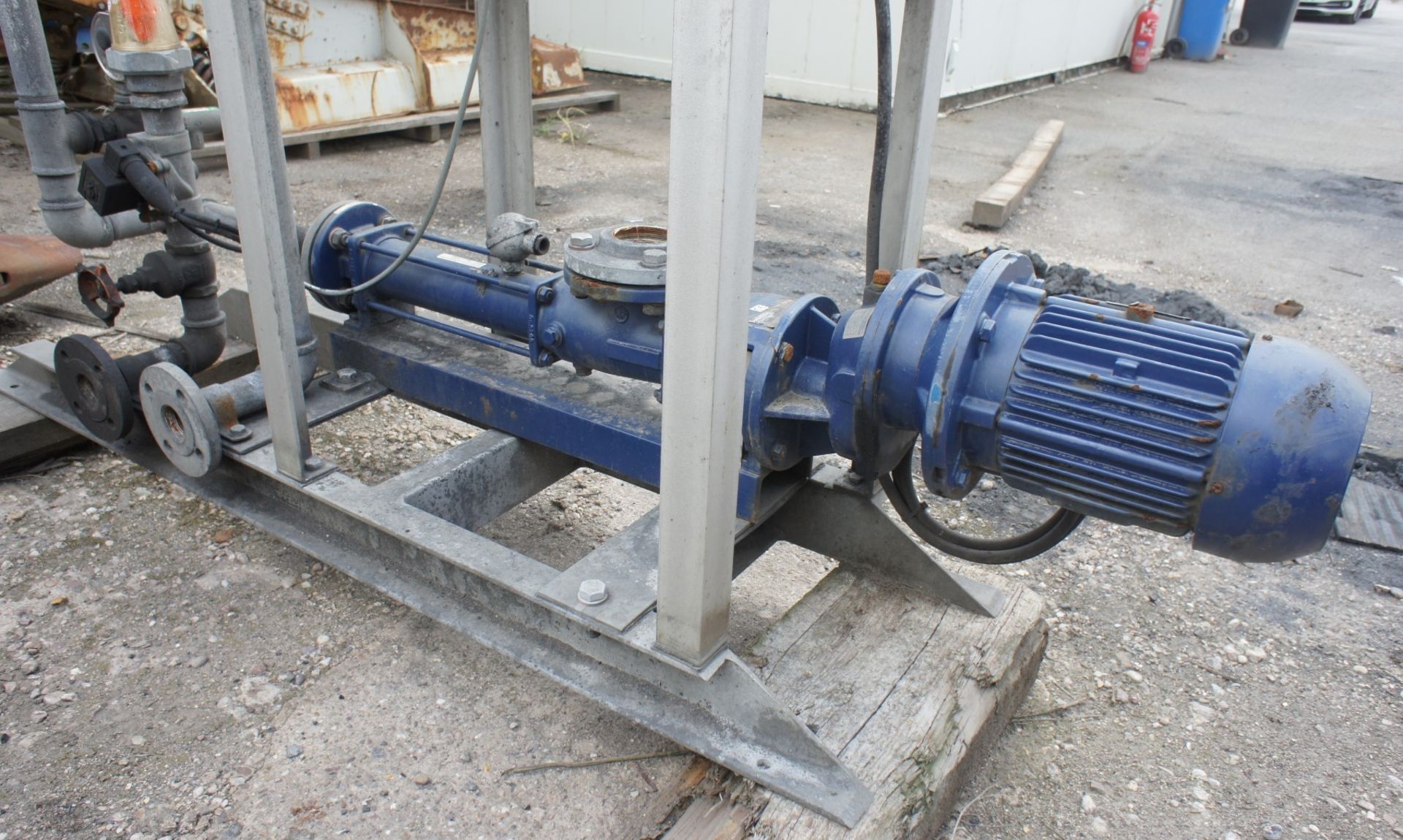 * Richard Alan pump set comprising of Seepex mono pump with Weg motor, control panel and various - Bild 4 aus 5