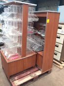 * 2 x pick and mix style cabinets. (OF Ref 28) Please note there is a £20 + VAT lift out fee on this