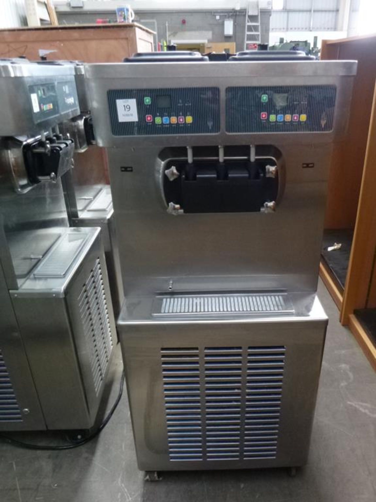 * A Used Proserve Soft Ice Cream Machine model S520F, Hopper: 12.5Ltr x 2, Cylinder: 2Ltr x 2,