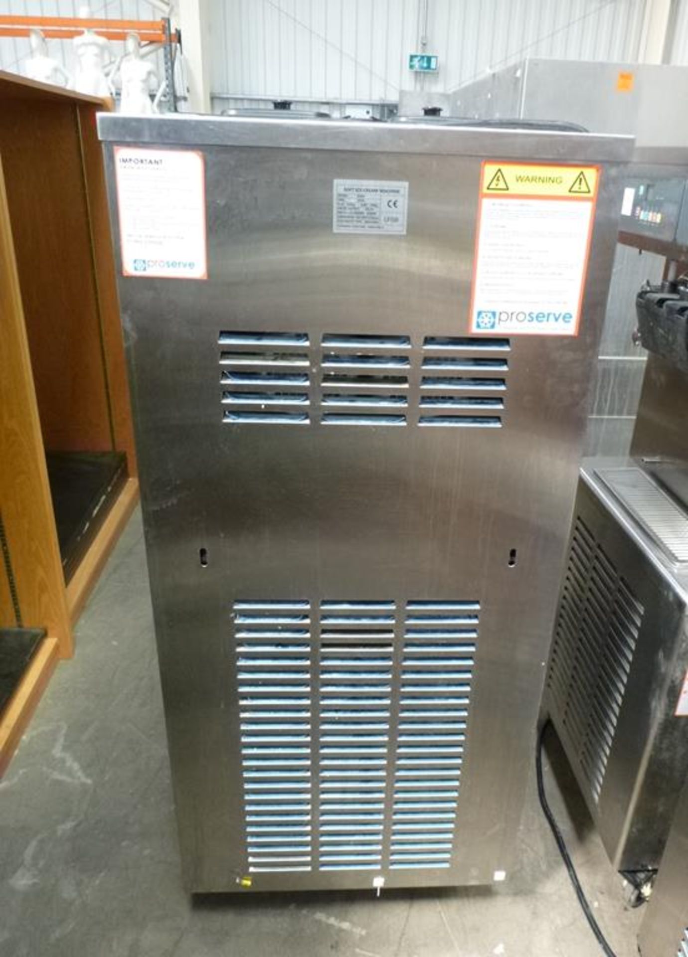 * A Used Proserve Soft Ice Cream Machine model S520F, Hopper: 12.5Ltr x 2, Cylinder: 2Ltr x 2, - Image 4 of 11
