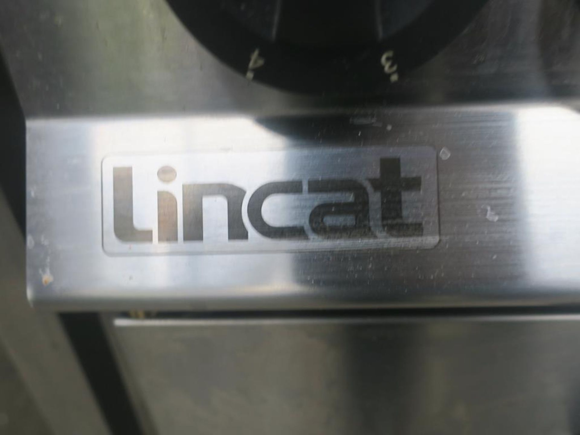 * A Lincat s/steel six plate Electric Cooker (model OE8016) with twin doors on wheels. Please note - Image 2 of 5