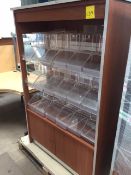 * 2 x pick and mix style cabinets. 0.4m x 0.9m x 1.55m high. Please note there is a £20 + VAT lift