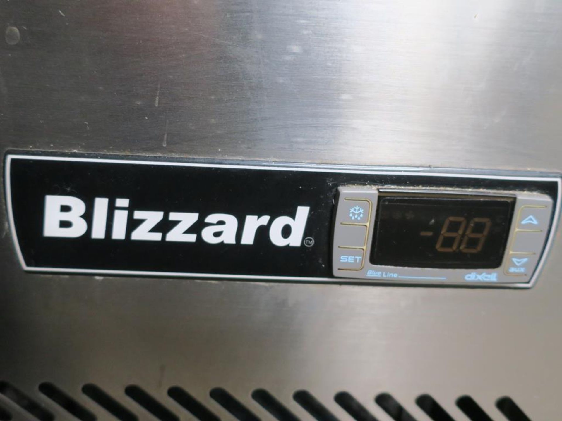 * A Blizzard (model HBC2EN) Refrigerated two door Preparation Counter s/steel 240V. Temperature - Image 2 of 5