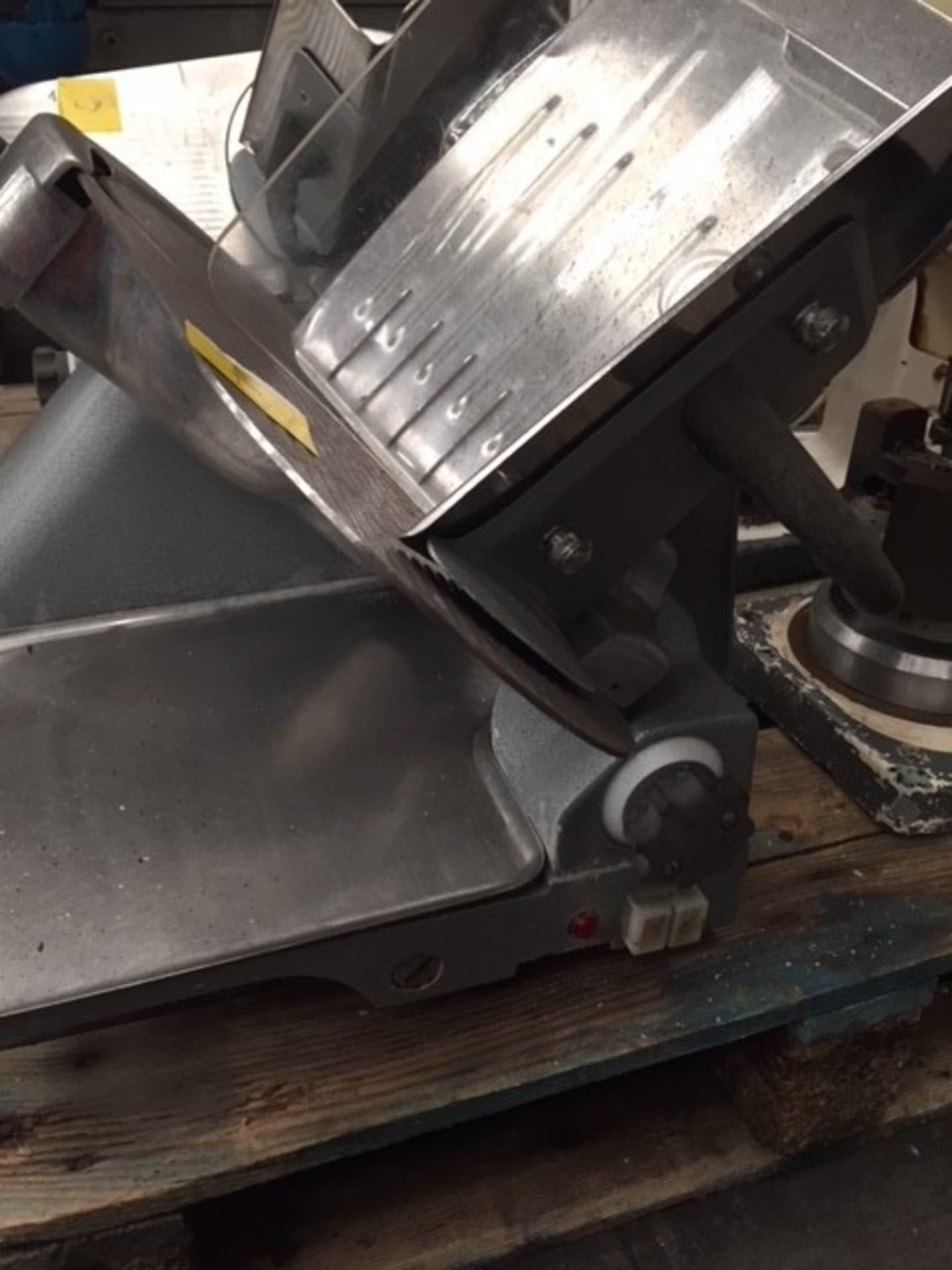 * Berkel slicer. Single phase. (OF Ref 11) Please note there is a £20 + VAT lift out fee on this - Image 2 of 2