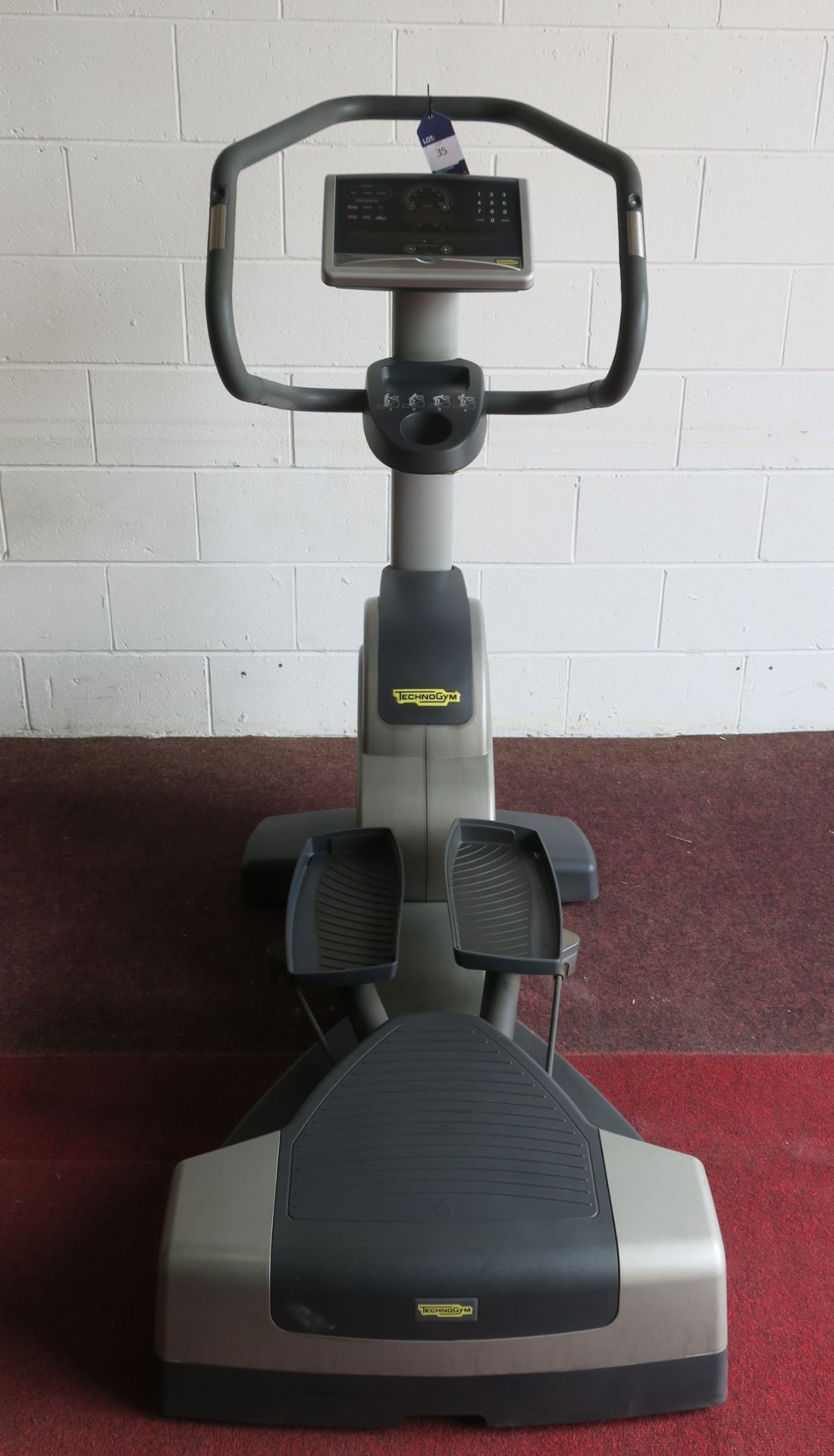 * A TechnoGym Wave EXC 700i SP Stepper Machine with Interactive Screen, Heart Rate Monitors, Cup - Image 2 of 2