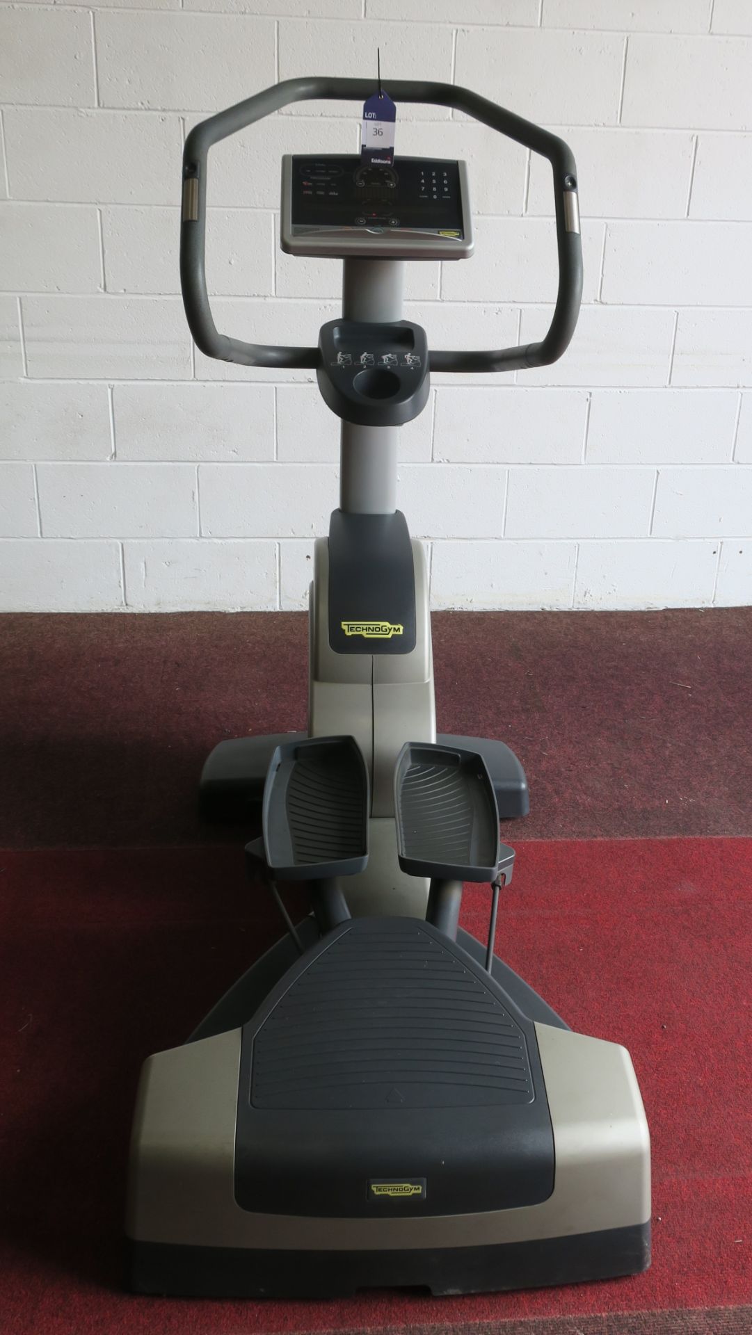 * A TechnoGym Wave EXC 700i SP Stepper Machine with Interactive Screen, Heart Rate Monitors, Cup - Image 2 of 3